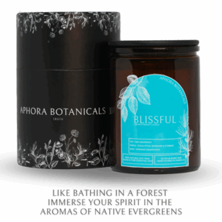 Blissful Aromatherapy Soy Candle - 13oz/50hr burn time
