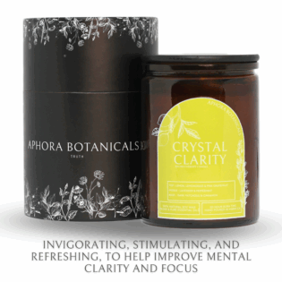 Crystal Clarity Aromatherapy Soy Candle - 13oz/50 hour burn time